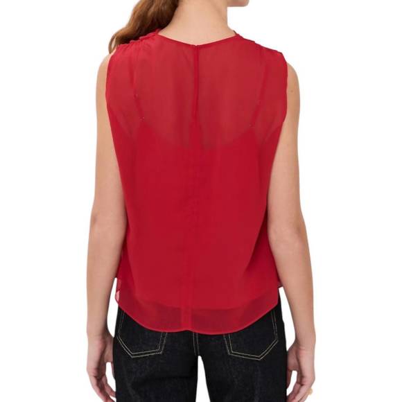 NEW AMANDA UPRICHARD scala top in red - Picture 2 of 3